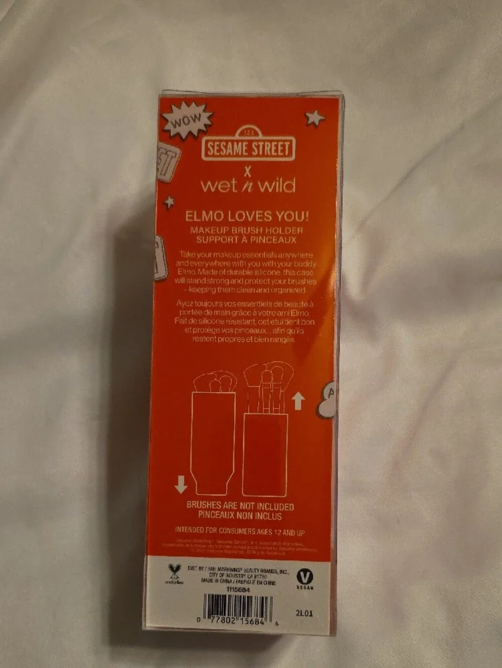 Wet n Wild Limited Edition Elmo Orange Makeup Brush Holder